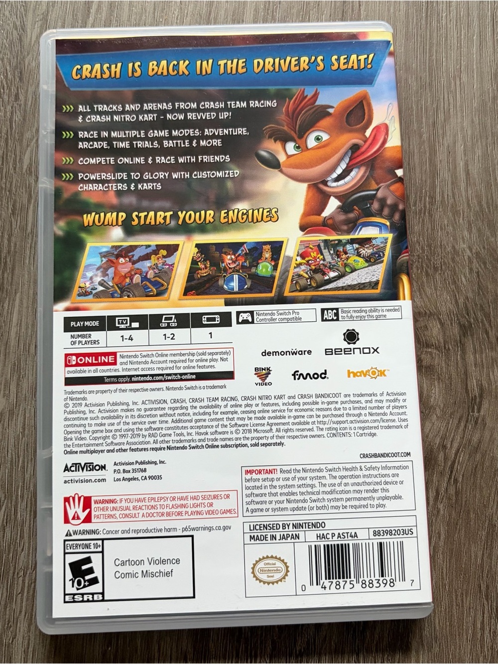 Crash Team Racing: Nitro-Fueled Nintendo Switch - Picture 2 of 3